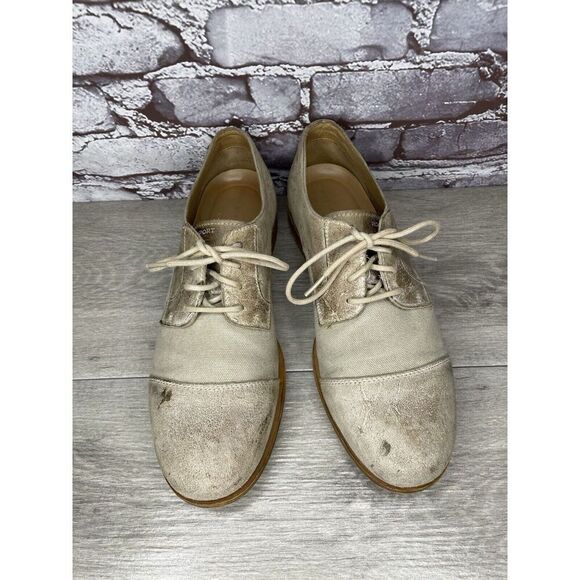Rockport Adiprene Light Taupe Leather Cap Toe Oxfords Lace Shoes Men Sz 8.5M  US main image 8